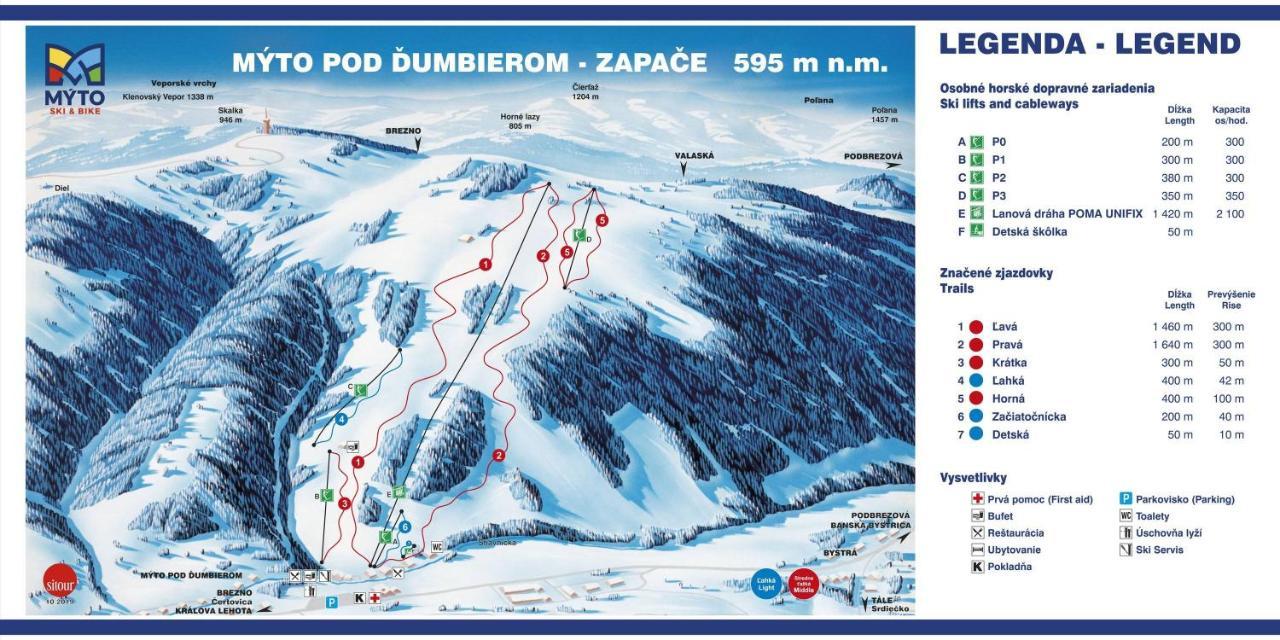Apartment Anna Chopok, 1 110 M, Highest In Central Europe, On A Hiking Trail To Dumbier Demanovska Dolina Ngoại thất bức ảnh